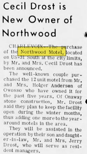 Northwood Motel - Sep 1964 Article (newer photo)